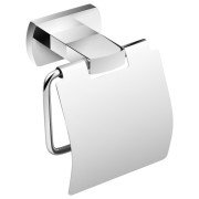 Тримач для туалетного паперу Kroner KRP Graz-C95607 з кришкою хром CV025286