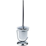 Ершик для унитаза Kroner KRM Rizze-ACG322 напольный хром/белый CV022910