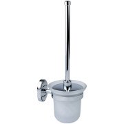 Йоршик для унітазу Kroner KRM Elbe-ACG2910 з тримачем білий/хром CV022870