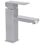 Смеситель для раковины Kroner KRP Edelstahl Kubus-ESG010 однорычажный никель CV023009