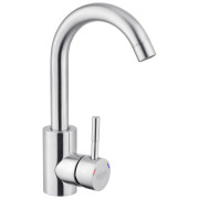 Змішувач для раковини Kroner KRP Edelstahl Klassisch-ESG011 одноважільний нікель CV022999