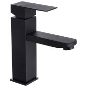 Змішувач для раковини Kroner KRP Edelstahl Kubus-SCH010 одноважільний чорний CV023010