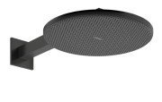 Верхній душ Hansgrohe Raindance Alive S 300 2 режими з тримачем чорний матовий хром 24540340