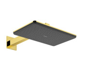 Верхній душ Hansgrohe Raindance Alive Q 34х21 см 2 режиму EcoSmart з тримачем золото 24551990