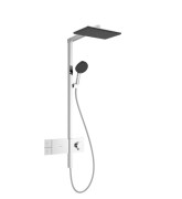 Душова стійка Hansgrohe Raindance Alive Q 34х21 см 1jet із ShowerSelect Comfort хром 24580000