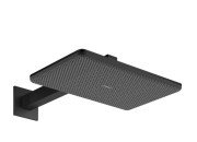 Верхній душ Hansgrohe Raindance Alive Q 34х21 см 2 режими з тримачем чорний матовий 24550670