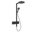 Душевая стойка Hansgrohe Raindance Alive S 300 1jet EcoSmart с термостатом черный матовый 24583670