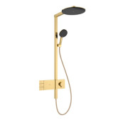 Душевая стойка Hansgrohe Raindance Alive S 300 2jet с термостатом золото 24595990