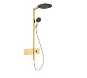 Душевая стойка Hansgrohe Raindance Alive S 300 2jet EcoSmart с термостатом золото 24596990