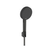 Ручний душ на тримачі Hansgrohe Raindance Alive Select S 3-режимний EcoSmart чорний матовий хром 24611340