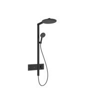 Душевая стойка Hansgrohe Raindance Alive S 300 2jet с термостатом черный матовый 24595670
