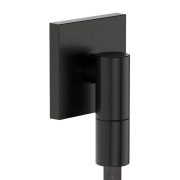 Шлангове підключення Hansgrohe FixFit Fine Е зі зворотним клапаном чорний матовий хром 28883340
