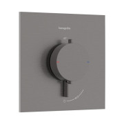 Термостат для душа скрытого монтажа Hansgrohe Ecostat Comfort E 1 потребитель черный матовый хром 33710340