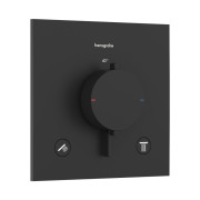 Термостат для душа скрытого монтажа Hansgrohe Ecostat Comfort E 2 потребителя черный матовый 33711670