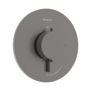Термостат для душа скрытого монтажа Hansgrohe Ecostat Comfort S 1 потребитель черный матовый хром 33714340