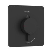 Термостат для душу прихованого монтажу Hansgrohe Ecostat Comfort Q1 споживач чорний матовий 33712670
