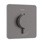 Термостат для душу прихованого монтажу Hansgrohe Ecostat Comfort Q 2 споживача чорний матовий хром 33713340