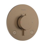 Термостат для душу прихованого монтажу Hansgrohe Ecostat Comfort S 2 споживача бронза 33715140