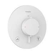 Термостат для душа скрытого монтажа Hansgrohe Ecostat Comfort S 2 потребителя белый матовый 33715700