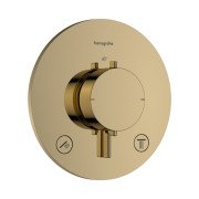 Термостат для душу прихованого монтажу Hansgrohe Ecostat Comfort S 2 споживача золото 33715990