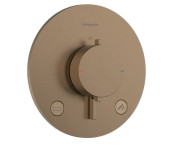 Термостат для душа скрытого монтажа Hansgrohe Ecostat Comfort S 2 потребителя бронза 33718140