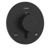 Термостат для душу прихованого монтажу Hansgrohe Ecostat Comfort S 2 споживача чорний матовий 33718670