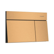 Кнопка змиву для унітазу Hansgrohe iFrame Element E подвійний змив метал бронза шліфована 66003140