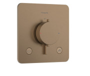Термостат для душа скрытого монтажа Hansgrohe Ecostat Comfort E 2 потребителя бронза 33717140