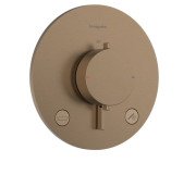 Термостат для душа скрытого монтажа Hansgrohe Ecostat Comfort S 2 потребителя бронза 33718140