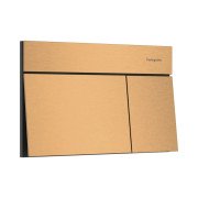 Кнопка смыва для унитаза Hansgrohe iFrame Element E двойной смыв металл бронза шлифованная 66003140