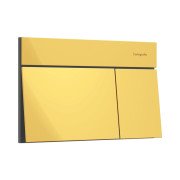 Кнопка смыва для унитаза Hansgrohe iFrame Element E двойной смыв металл золото 66003990