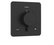Термостат для душа скрытого монтажа Hansgrohe Ecostat Comfort E 2 потребителя черный матовый 33717670