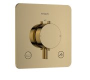 Термостат для душу прихованого монтажу Hansgrohe Ecostat Comfort Q 2 споживача золото 33717990