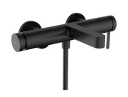 Змішувач для ванної Hansgrohe Finoris одноважільний чорний матовий хром 76420340