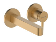 Змішувач для раковини Hansgrohe Finoris настінний бронза матова 76051140