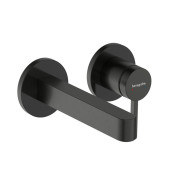 Змішувач для раковини Hansgrohe Finoris настінний чорний матовий хром 76051340