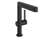 Смеситель для раковины Hansgrohe Finoris однорычажный черный матовый хром 76060340