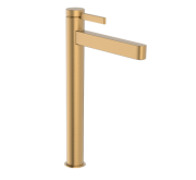 Змішувач для раковини Hansgrohe Finoris CoolStart одноважільний бронза матова 76072140