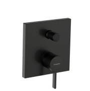 Змішувач для душу Hansgrohe Finoris із вбудованою захисною комбінацією EN1717 чорний матовий хром 76416340
