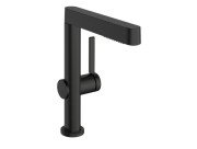 Смеситель для раковины Hansgrohe Finoris однорычажный черный матовый хром 76060340