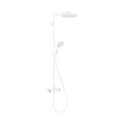 Душова стійка Hansgrohe Raindance S 240 1jet EcoSmart+ із термостатом білий матовий 28825700