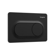 Кнопка смыва для унитаза Hansgrohe iFrame Original S двойной смыв пластик черный матовый 66002670