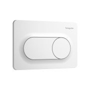 Кнопка смыва для унитаза Hansgrohe iFrame Original S двойной смыв пластик белый матовый 66002700