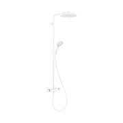 Душевая стойка Hansgrohe Raindance S 240 1jet EcoSmart+ с термостатом белый матовый 28825700