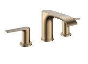 Смеситель для раковины Hansgrohe Vivenis на 3 отверстия бронза матовая 75033140