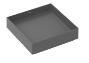 Раковина для ванной Hansgrohe Xuniva Evo E 40х40 см керамика сланцево-серый матовый 60324760