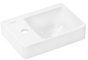 Раковина для ванної Hansgrohe Xelu Q 36х25 см полиця зліва кераміка білий 60315450