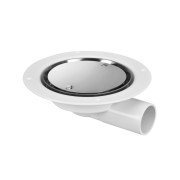 Зливний трап для душу McAlpine 50 мм із решіткою Ø120 мм нержавіюча сталь USG3SS