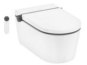 Унітаз-біде Hansgrohe LavaPura Element S AquaHelix Flush 37,5х59,5 см із кришкою кераміка SmartClean HygieneEffect білий 63021450