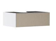 Тумба під раковину підвісна Hansgrohe Xevolos E 78х55,5 см матовий білий/візерункова бронза 54310390